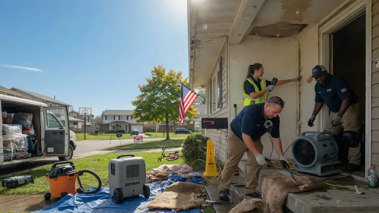 Water Damage Restoration in Ewing, IL near me